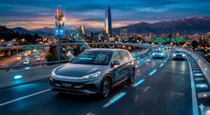 Autos que consumen gigas: Cómo los vehículos eléctricos de BYD y Tesla están cambiando el internet móvil en Chile